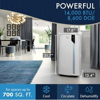 PORTABLE AIR CONDITIONER...   NEW IN BOX... DELONGHI 14000 BTU