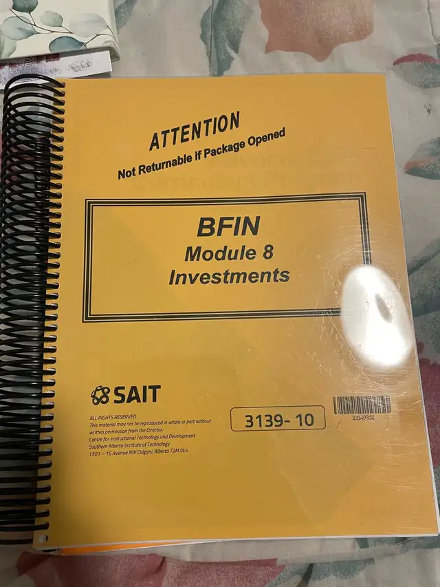 SAIT modules great shape! in Textbooks in Calgary - Image 3