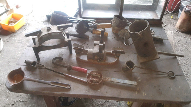 Antique Blacksmith Lead Smelting/Melting Tools  in Hand Tools in Edmonton - Image 4