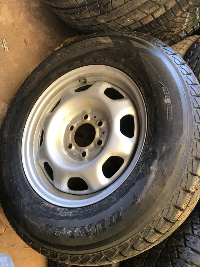 265 65R17 Dunlop winter tires on 2020 F150 oem rims in Tires & Rims in Sudbury