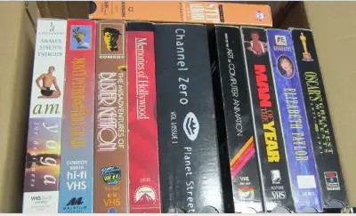 Misc VHS tapes, View more