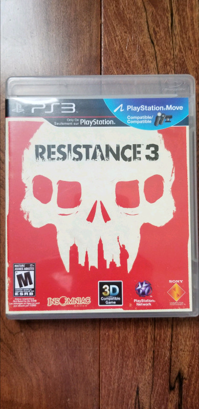 Two PS3 Games.     Resistance: Fall of Man & Resistance 3 in Sony Playstation 3 in Thunder Bay - Image 2
