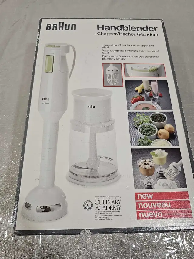 Braun MQ505 MultiQuick 5 Immersion Hand Blender, 350 Watts in Kitchen & Dining Wares in Mississauga / Peel Region - Image 6