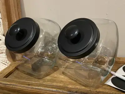 New Food Storage Canisters Set of Two Penny Jars, View more