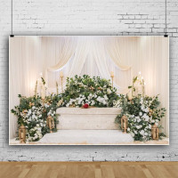 Wedding Flower Photography Backdrop