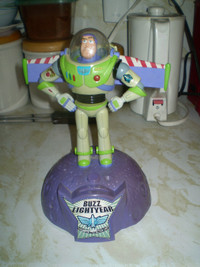Buzz LightYear Talking/Moving Coin Bank- Used