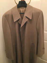 Overcoat - Gaberdine - All Wool - Similar to Aquascutum