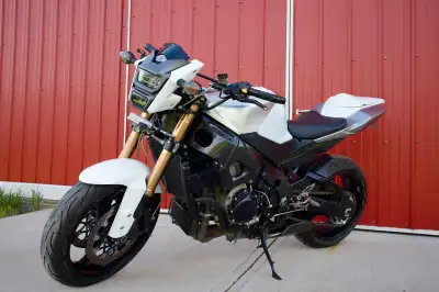 This incredible 2008 GSX-R1000 has been painstakingly crafted into a 1-of-1 custom naked converted b...