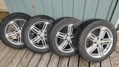 We are parting with a trusty set of Finnish-made Nokia snow tires with limited use on our VW Jetta....
