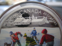 2014 Canada 1 oz Colorized Proof $20 Fine Silver Coin