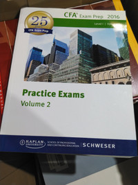 CFA Exam Prep 2016 Level 1 Practice Exams Volume 2