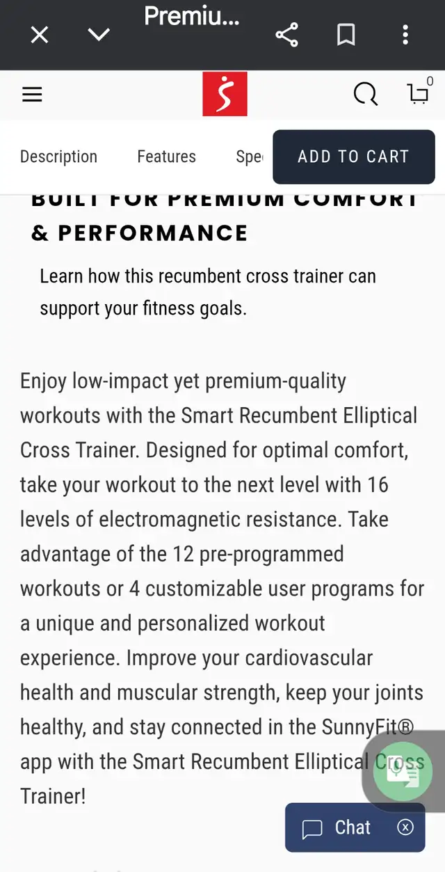 Premium Smart Programmable Elliptical Cross Trainer416442011070638082