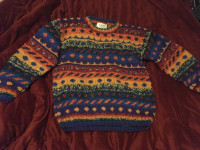 Made in Nepal Hand knitted hip hop “coogi” sweater 