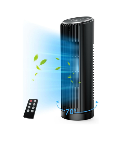 New 23ft/s Quiet Tower Fan for Bedroom With Remote, View more
