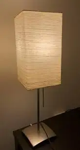 TABLE LAMP (1x) --- IKEA (ORGEL VRETEN) --- Rice Paper Shade !! in Indoor Lighting & Fans in Mississauga / Peel Region - Image 3