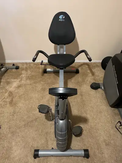 Selling my Stationary Bike. It’s old “ish” but still fairly functional. It was rarely used. Small Sc...
