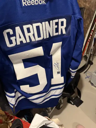 Autographed Jake Gardiner Toronto Maple Leafs Jersey, View more