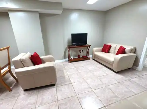 Two bedroom furnished basement apartment is available from July 1st.