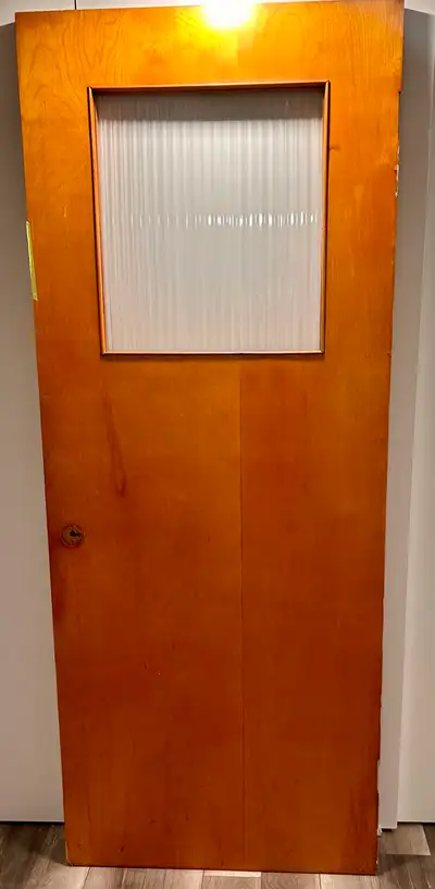 Porte Vestibule avec vitre givrée, View more