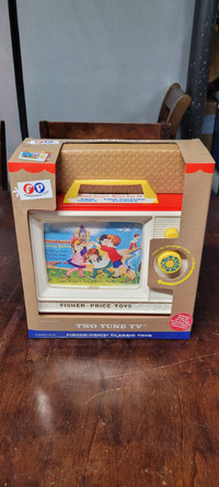 New Fisher Price Two Tune TV Classic Toy
