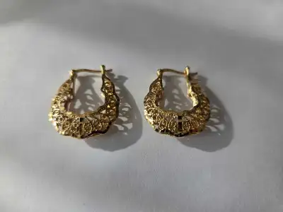 Solid Sterling Silver 925 Gold Plated 4.80 g × (925/1000) = 4.44 grams of pure silver XRF tested Ple...