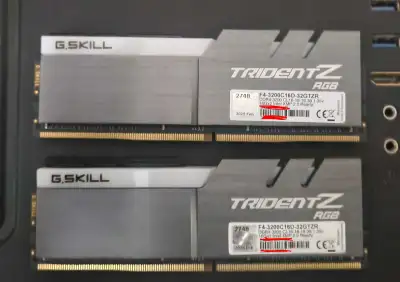 G.Skill Trident Z RGB 32GB DDR4-3200 Kit (2x16GB) — Like New, View more