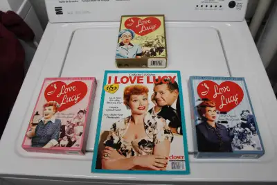 I Love Lucy seasons 1 to 3 on dvd. 17 dvd's, 97 episodes. Plus, a tribute/episode guide magazine. No...
