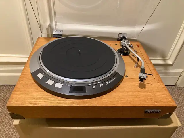 Denon DP-80 top model turntable with Technics EPA-99 tonearm in Stereo Systems & Home Theatre in Mississauga / Peel Region - Image 5