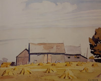 A.J. Casson "Harvest Time" Litho - Appraised at $600