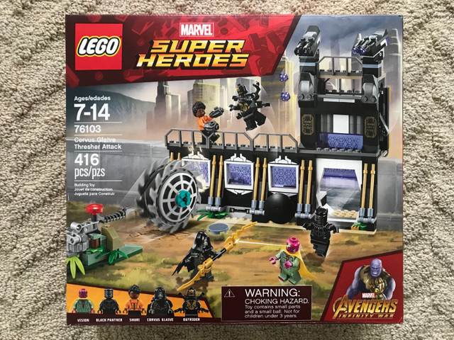 Lego 76103 Super Heroes - Corvus Glaive Thresher Attack | Toys & Games |  Edmonton | Kijiji
