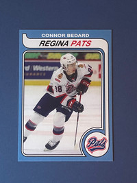 CONNOR BEDARD RETRO CUSTOM GRETZKY ROOKIE CARD