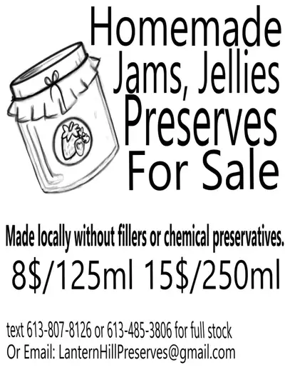 Homemade Jams, Jellies and Preserves, View more