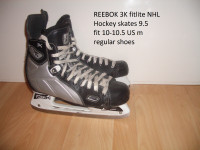 patins   REEBOK 3K fitlite NHL _ ice skates 9.5D fit for 10-10.5