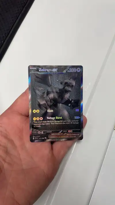 Zekrom Ex 172/086 Black Bolt Pokémon Card NM, View more