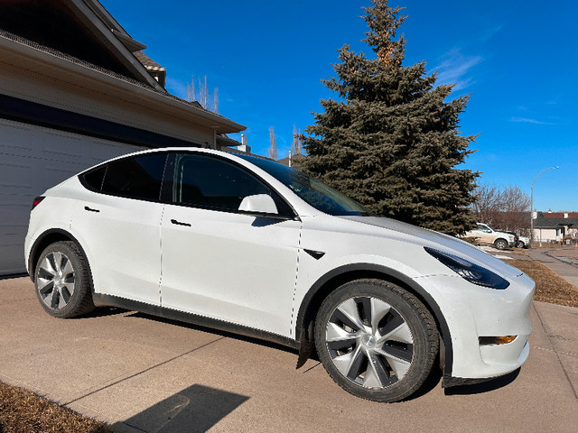 2021 Tesla Y for sale in Cars & Trucks in Calgary - Image 2