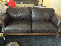 Used leather couch