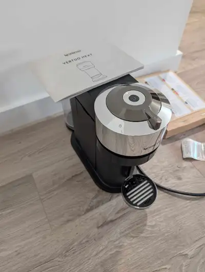 Elevate your daily coffee ritual with this brand new Nespresso Vertuo Next coffee and espresso machi...
