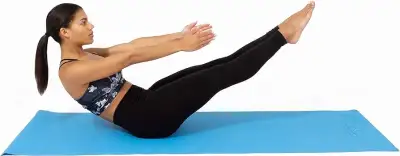 Blue Yoga Mat, View more