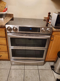 Samsung stainless steel electric Range double  convection oven