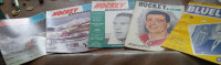 8 Old Hockey Pictorial Magazines, 2 Blueline Magazines, See List