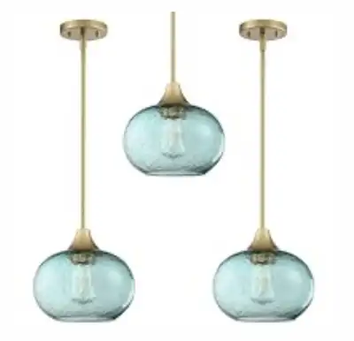 NEW! 3PK 1-LIGHT PENDANT LIGHTS, View more
