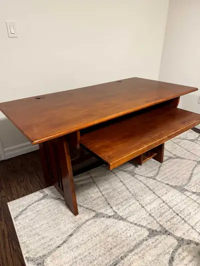 wooden computer desk, View more