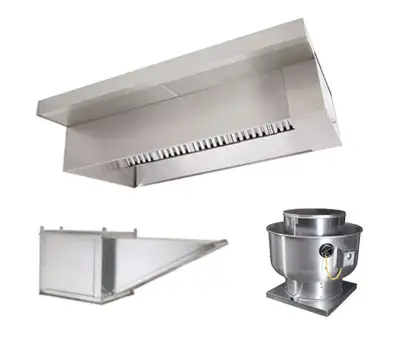 Large Liquidation Sale of new and used restaurant exhaust hood systems !!! Sizes range from 4 feet -...
