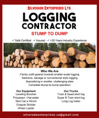 Logging contractor - looking for work