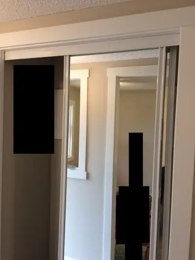 SLIDING DOORS--pocket doors fell off truck , not rolling.If you, View more