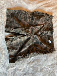 Camo cargo shorts