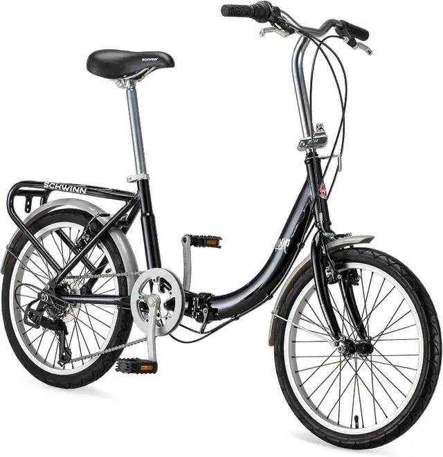 Schwinn Loop Adult Folding Bicycle, 20-Inch Wheels, 7-Speed in Cruiser, Commuter & Hybrid in Oakville / Halton Region - Image 2