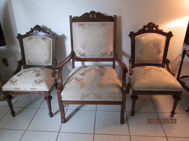 A Set of  3 Living Room  Antique Chairs in Chairs & Recliners in Vancouver