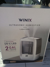 Winix Ultrasonic Humidifier with LightCel, Brand New $45.00