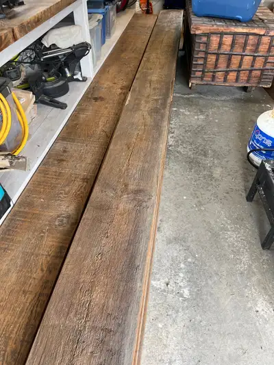 Rustic late 19th century timber planks, View more